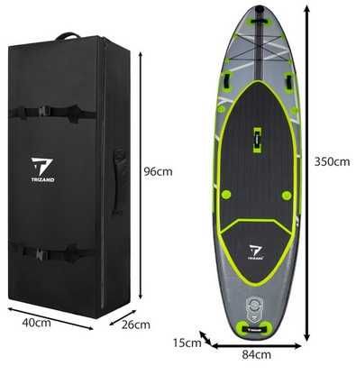 Надуваем сърф SUB board пълен комплект с калъф, гребло, помпа, седалка и ПОДАРЪЦИ