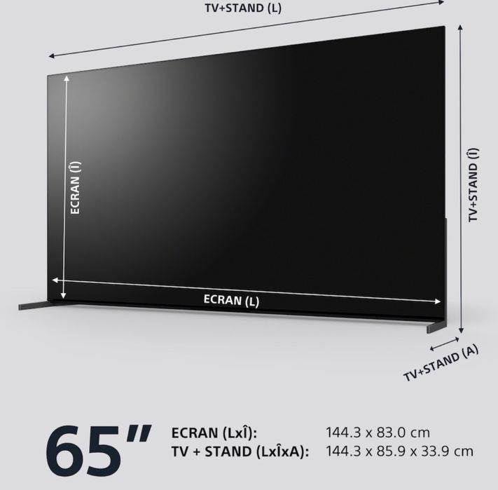 Телевизор SONY XR-65A95L 4K Ultra HD OLED GOOGLE TV, 65.0 "