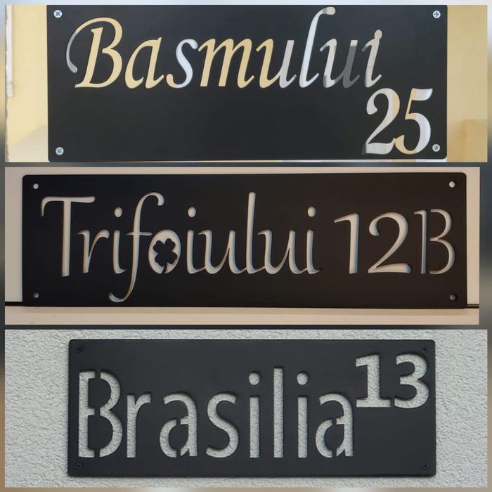Numar casa personalizat / Numere de strada