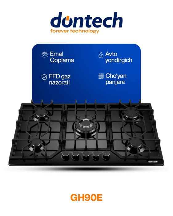 Dontech brendiga mansub Gaz Panel
• Ustki qismi emal bilan qoblangan
•