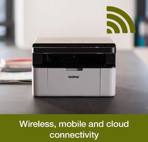 Многофункционален лазерен принтер Brother DCP-1610W 3-в-1