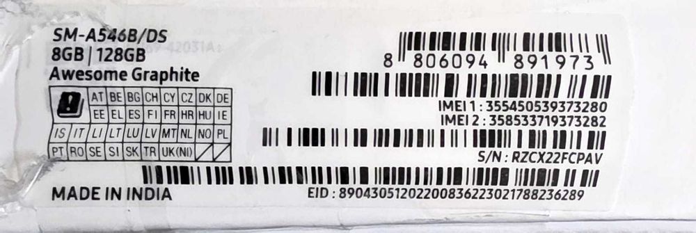 Samsung GALAXY A54 5G