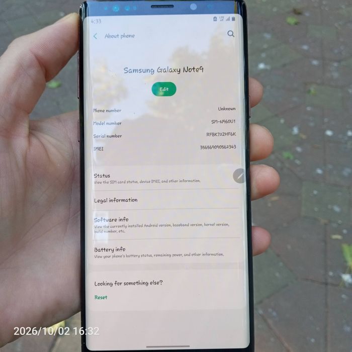 Vad tel samsung note 9