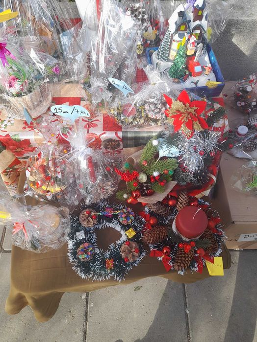 Коледни украси- свещници