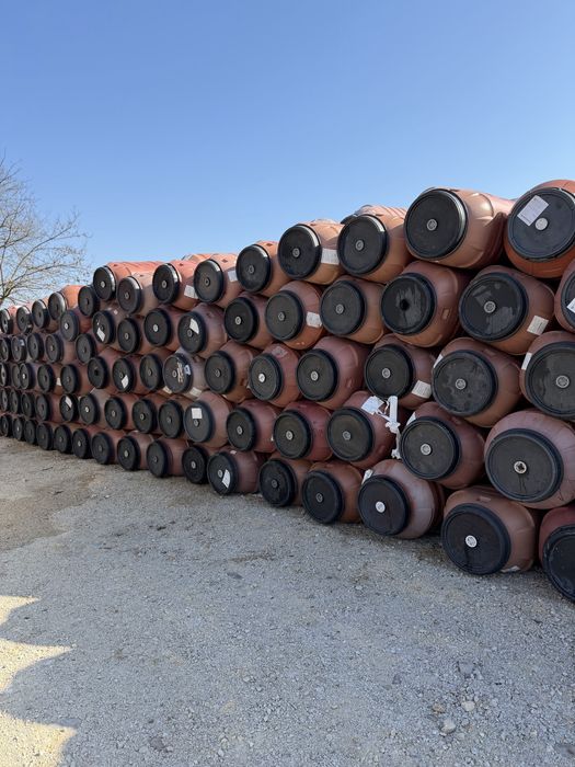 Bidoane alimentare 220 L pentru murături, apă, depozitare – stoc mare
