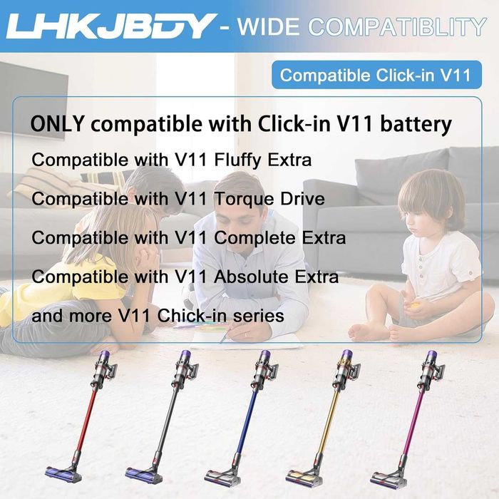 Dyson V11 Замяна на батерDyson V11 Замяна на батерия- 8000mAh