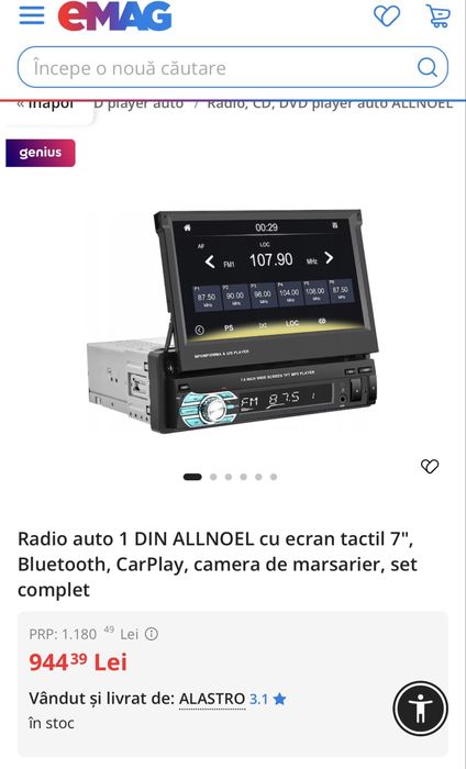 Vand casetofon auto