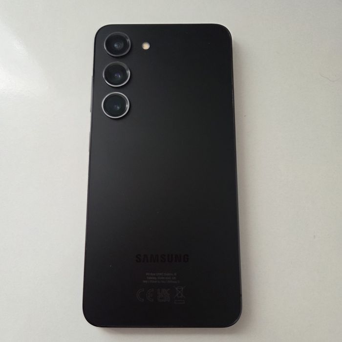 GARANTIE 2027 Samsung S23 5G, Phantom Black, 128 GB