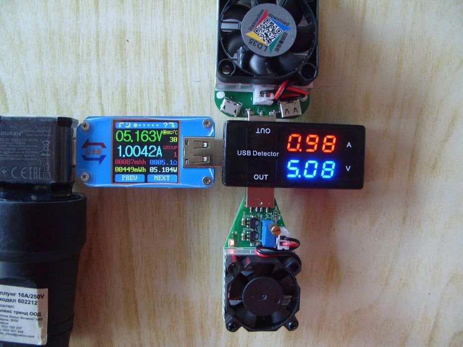 USB тестер-детектор с цветен дисплей KWS-10VA