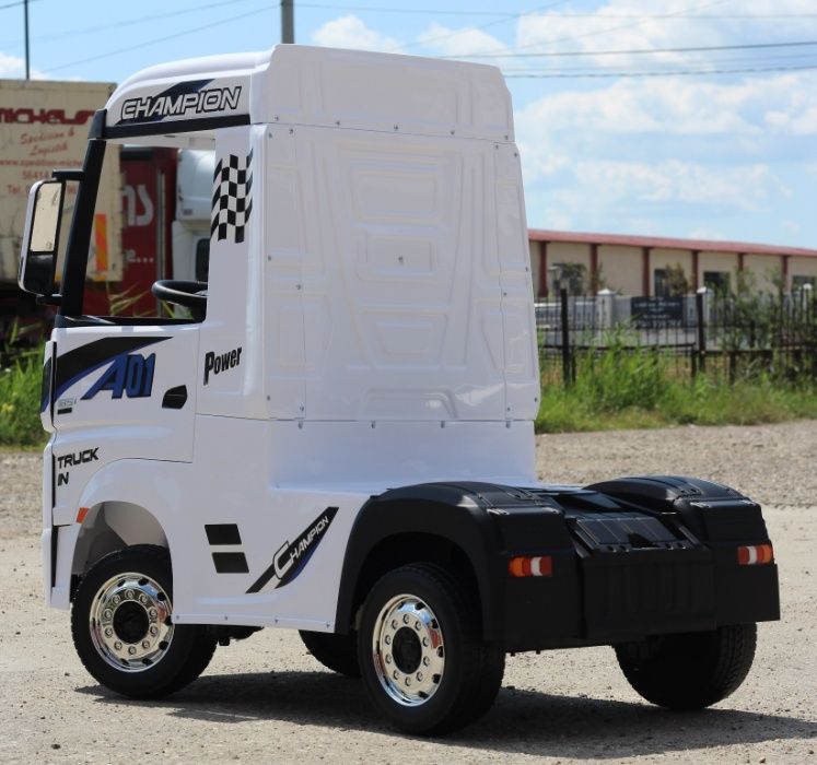 Camion electrica pentru copii Mercedes Actros 4x35W 12V 14Ah #White