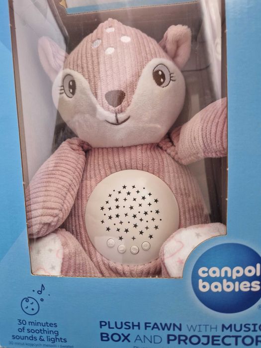 Canpol Toys - играчка еленче с музикална кутия и проетектор 3-в-1