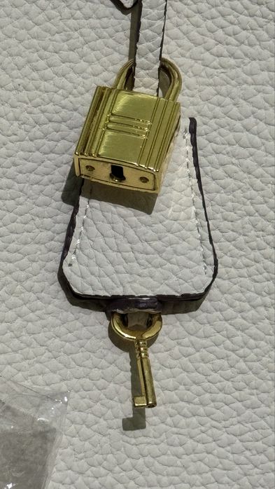 Сумка Hermes молочного цвета