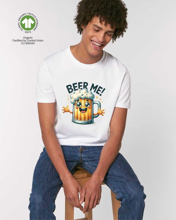 Мъжки тениски с бира, забавни надписи с бира