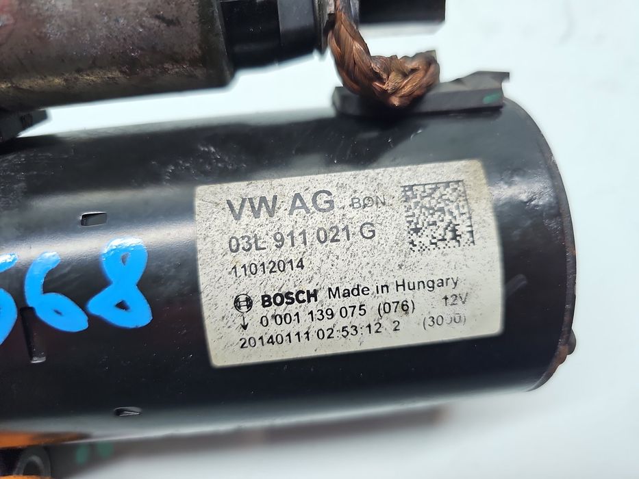 Electromotor AUDI A4 (8K2, B8) [Fabr 2008-2015] 03L911012G 2.0 TDI CGL