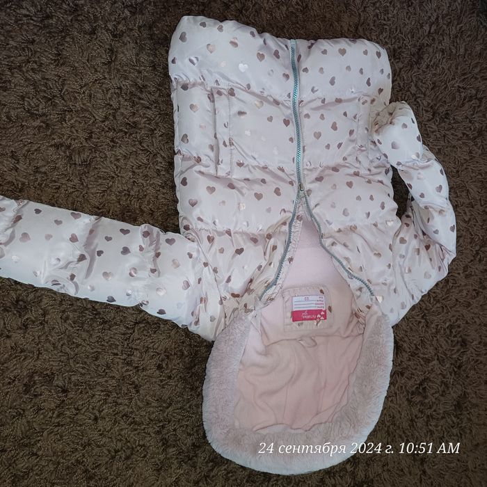 122 пуховики куртки на девочку 128 134