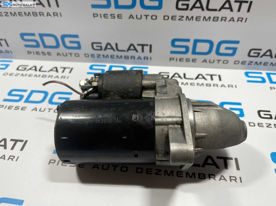 Electromotor Bosch cu 9 Dinti Mercedes Clasa C Class W203 C180 C200 C230 1.8 2.0 B 2001 - 2007 Cod A0051513901 0001107406 [MX0049]