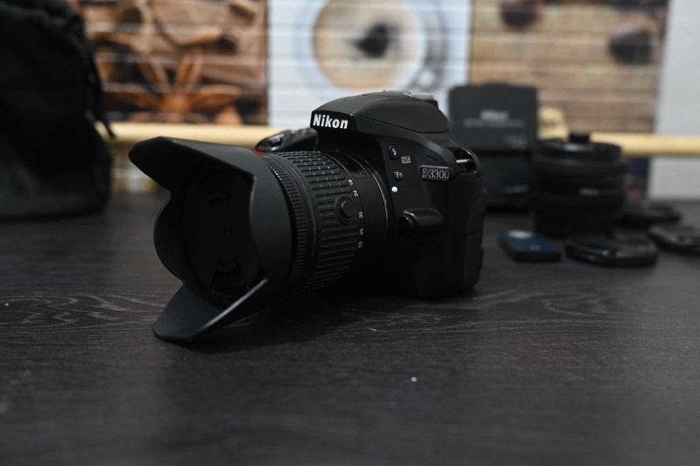 Kit fotografie bun pentru incepatori Nikon D3300+AF 50 1.8+ AFS 55-200