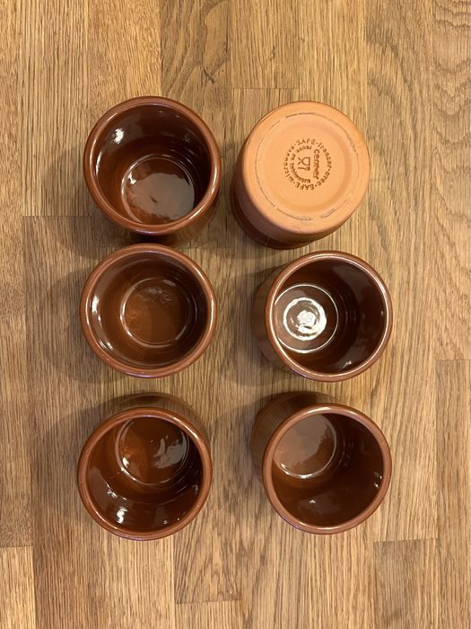 Set 6 pahare de ceramică cuptor/ microunde/ congelator