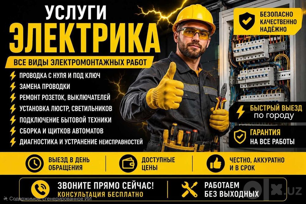 Услуги электрика