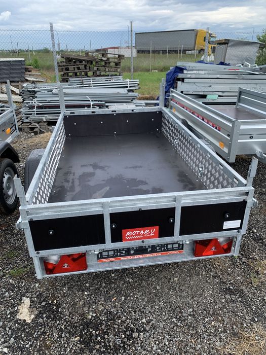 Remorca 750 kg Rotaru M2 200x115x110 cm uz Profesional cu prelata