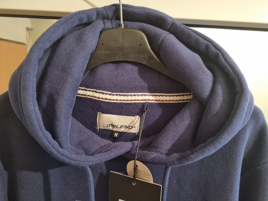 Bluza de molton cu gluga BLEND. Noua. Marimea M.