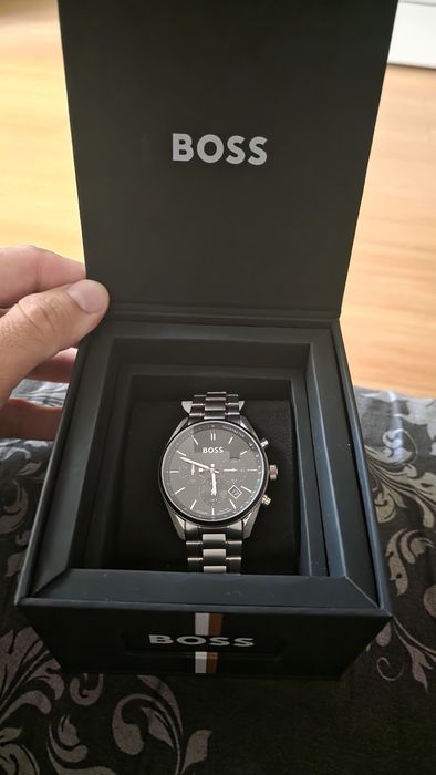 Ceas cu bratara metalica Boss