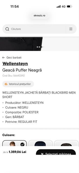 Geaca WELLENSTEYN Blackbird men short M