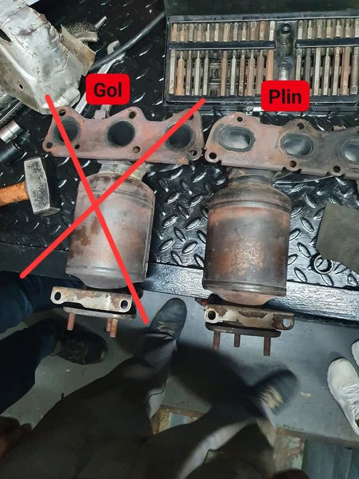 Catalizator ORIGINAL  Seat Skoda VW Polo 9N 2001-2005 în stare perfectă