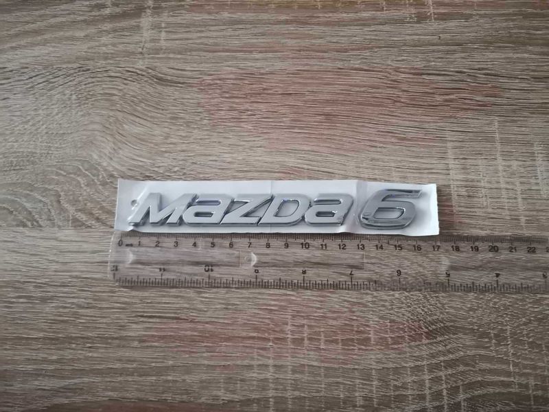 Надпис емблема Мазда Mazda 6 нов стил