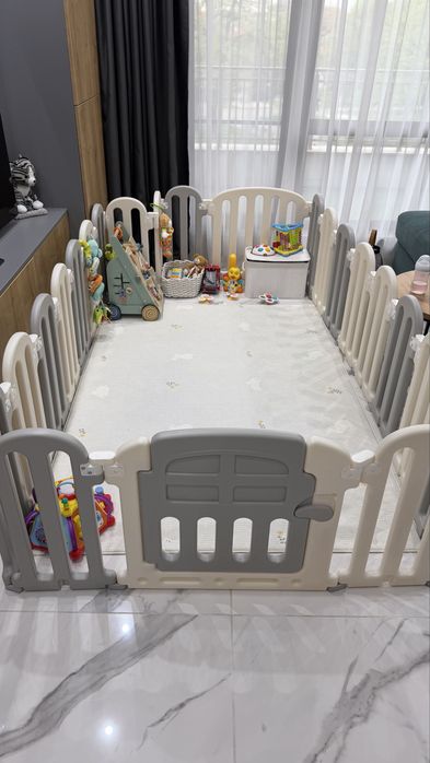 Сгъваема бебешка ограда ecoplay Арена