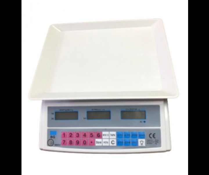 Електронна везна до 40 кг. с копчета на български
