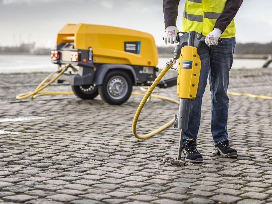 Аренда Воздушный Отбойник Прокат Дизельный Компрессор Отбойник 24.7