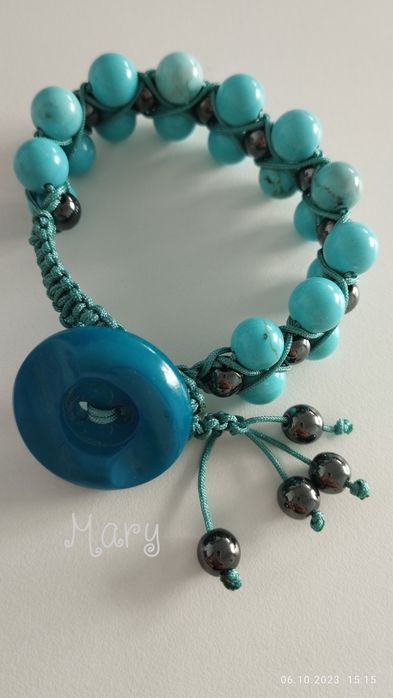 Гривна с тюркоаз