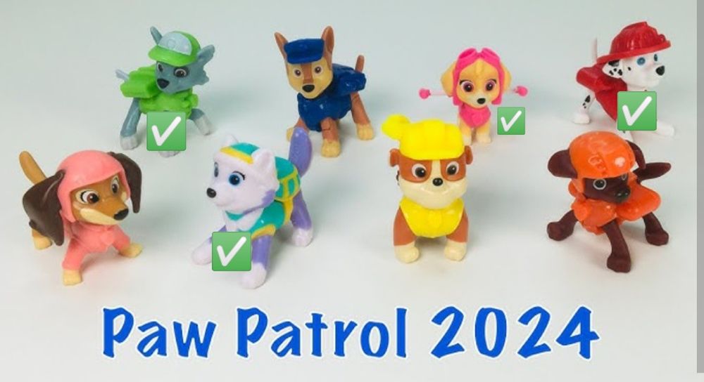 Фигурки Kinder без вкладышей разные