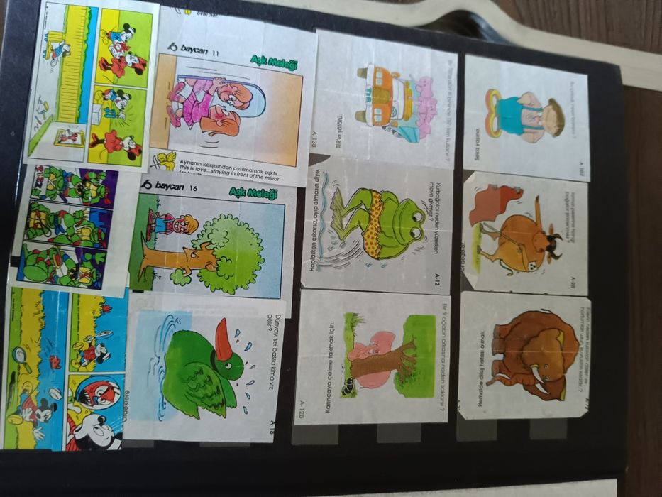 Продам вкладыши от жвачек