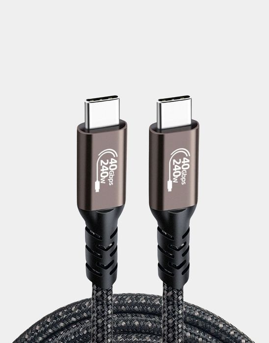 Кабель Thunderbolt, Type-C 4.0, 240W, 40 Gbps USB-C