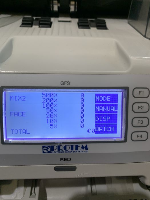 професионална машина за броене и проверка на банкноти GLORY GFS-120T