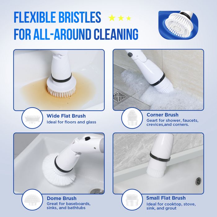 Новинка! Беспроводной электрический скруббер (щетка) для уборки из США