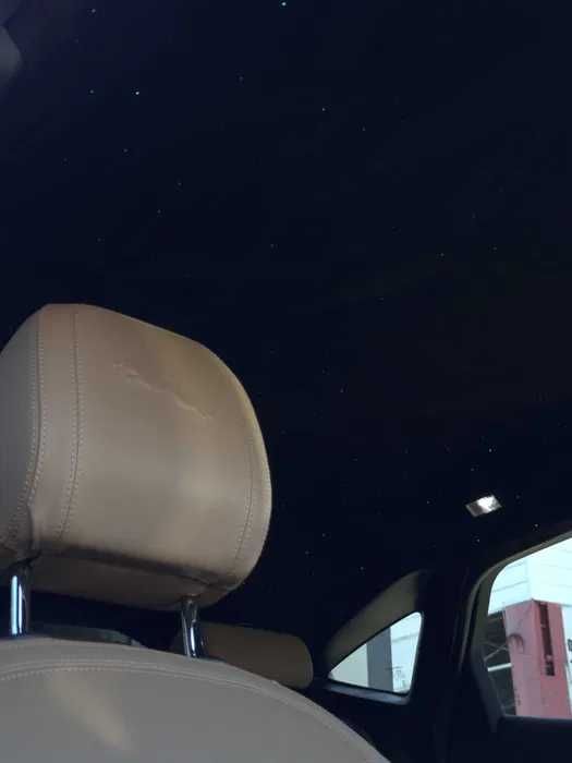 Retapitare plafon Jaguar textil/alcantara gri/negru/bej + lumini