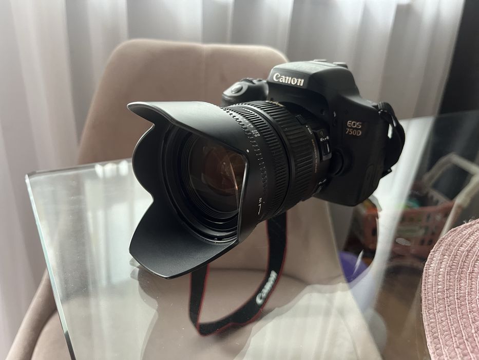 Canon EOS 750D + 50mm 1.8f + sigma 17-70mm 2.8f