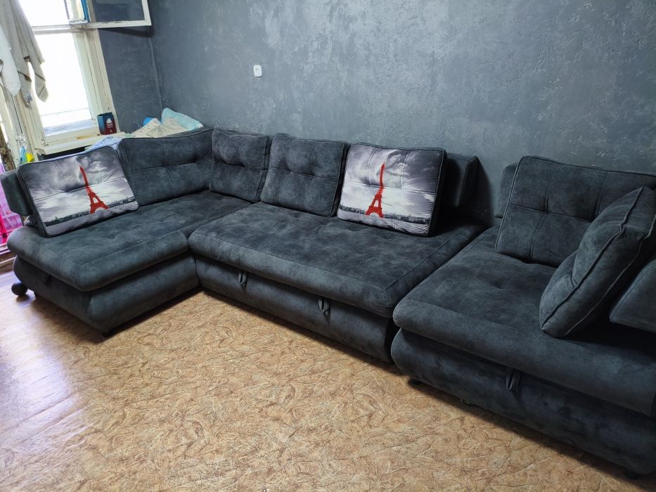 Большой угловой диван ортопедический