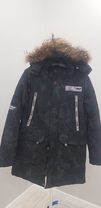 Пуховик зимний подростковый