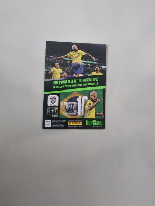 Cartonas fotbal, Neymar - Panini Top Class 2022 World Cup Unbeatable .