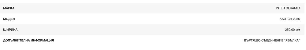 Душ пита Inter Ceramic Кaq Ich 2036