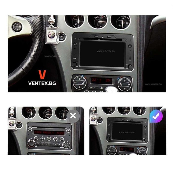 Мултимедия за Alfa Romeo 159 Android, CarPlay, Bluetooth,GPS навигация