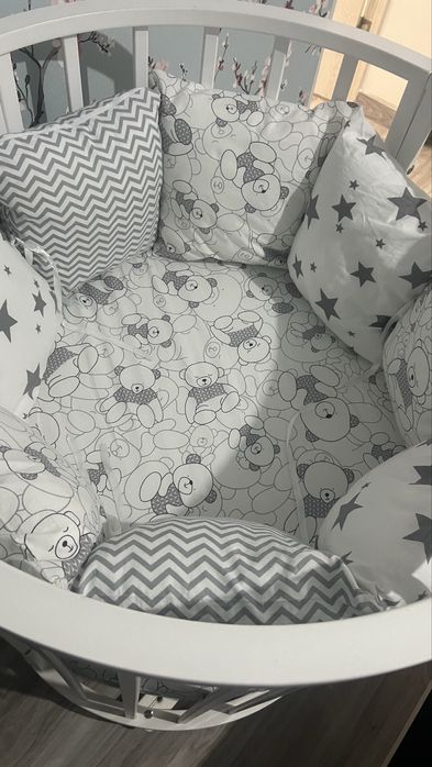 Манеж кроватка трансформер 6в 1.