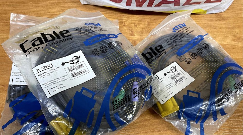 Шнур, кабель провод vga, PS/2, KVM