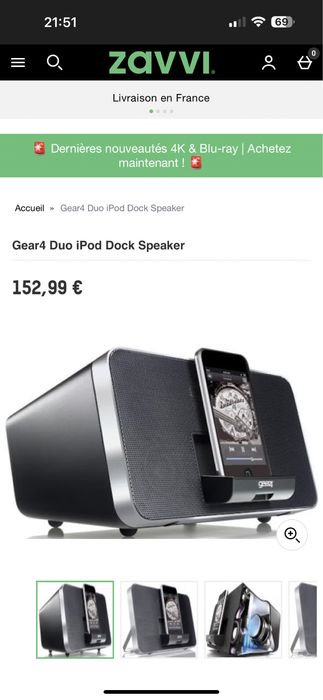 Boxa portabila Gear 4 dedicata Iphone Apple
