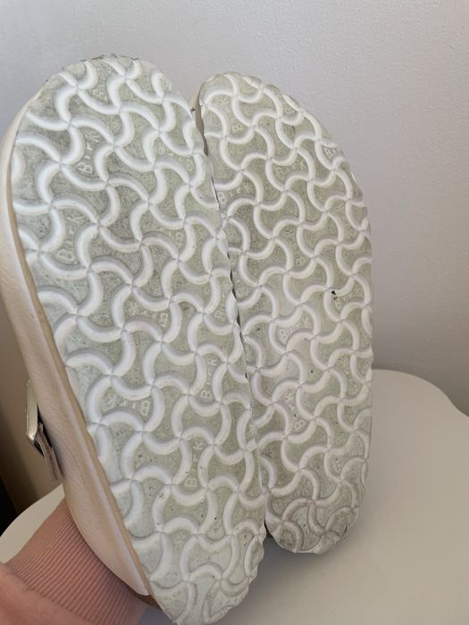 Birkenstock Boston alb piele 37