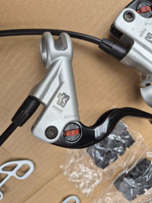 Set frane hidraulice fata-spate, Magura HS33, Evo2 , inclusiv saboti noi
